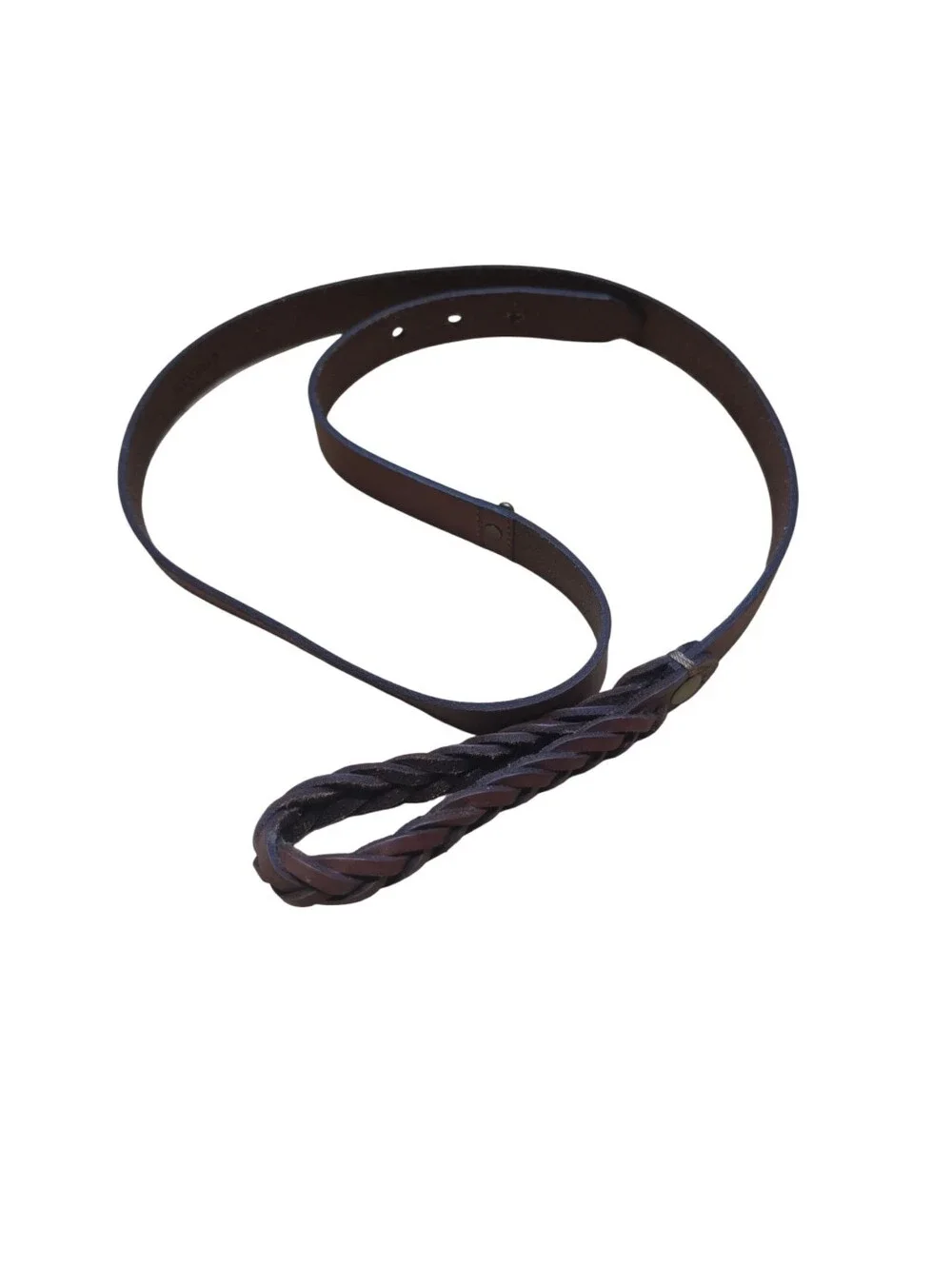 Chicos Brown Leather Belt 1